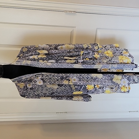 Ruby Rd Sheer Floral Duster - Picture 6 of 12